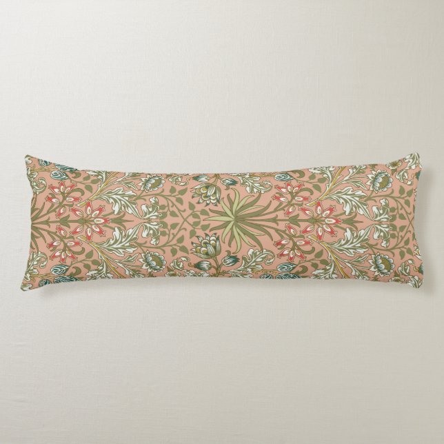 Coussins Longs William Morris Hyacinth Flower Rose Art (Devant)