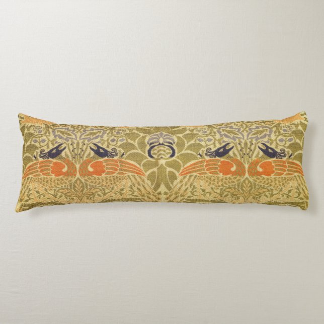 Coussins Longs William Morris Peacock & Dragon Arts & Artisanat (Devant)
