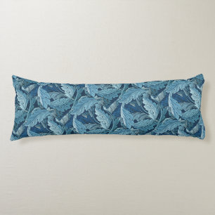 Coussins Longs William Morris Vintage Acanthus Foliage bleu