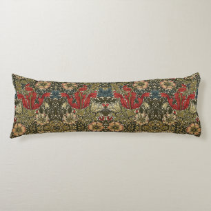 Coussins Longs William Morris Vintage Élégant motif floral