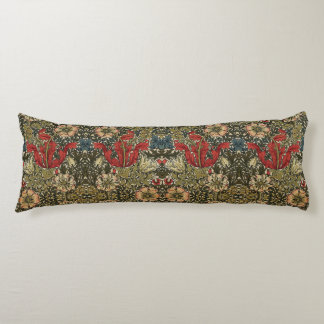 Coussins Longs William Morris Vintage Élégant motif floral