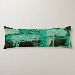 Coussins Longs Windows bleu vert I