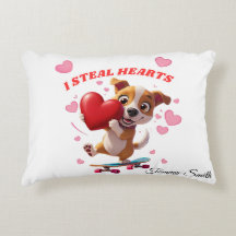 Coussins modernes de Saint Valentin pour les coupl