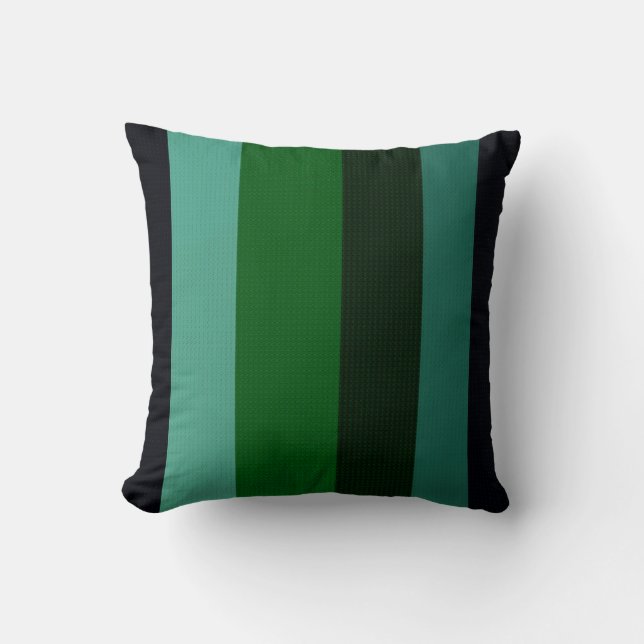 Coussins modernes Décor-Doux rayés de (Recto)