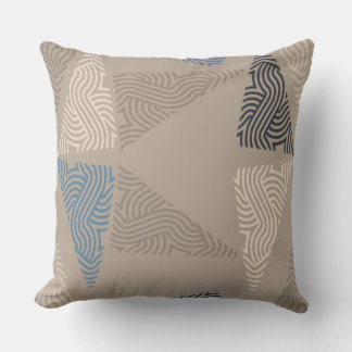 Coussins Motifs triangles