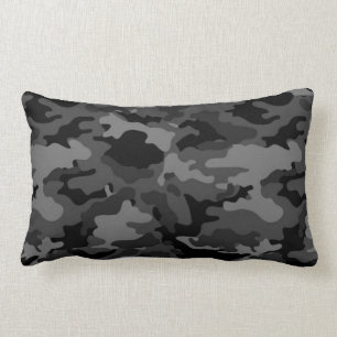 Coussins noirs de coussin du camouflage #2 de Camo