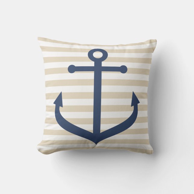 Coussins orientés nautiques extérieurs - avec des (Recto)