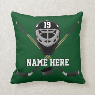 Coussins personnalisés d'hockey, vos COULEURS et