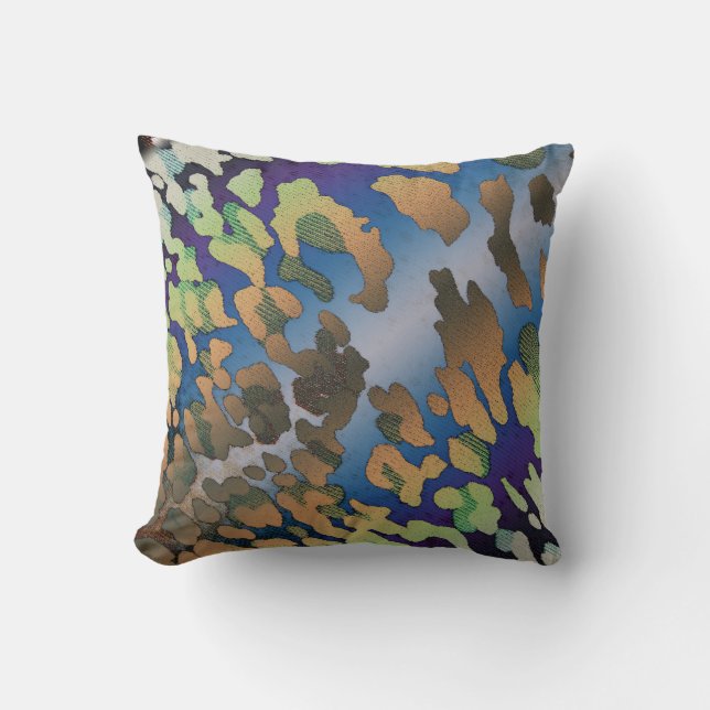 Coussins psychédéliques de peau de vache (Recto)