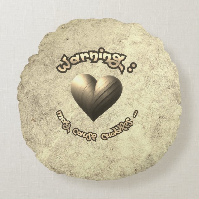 Coussins rond - lover  round pillow (Front)