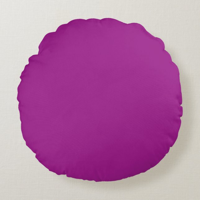 Coussins Ronds Abstract purple Solid Plain Color (Devant)