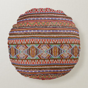 Coussins Ronds Abstrait coloré : Arrière - plan Motif sans coutur