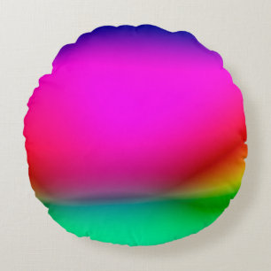 Coussins Ronds abstrait flou arrière - plan, motif coloré