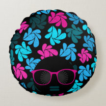 Afro Diva Turquoise & Rose Chaud