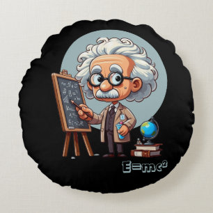 Coussins Ronds Albert Einstein