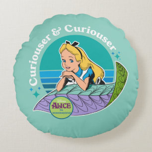 Coussins Ronds Alice au pays des merveilles   Curiouser & Curious