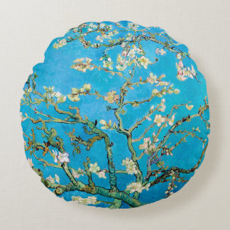 Coussins Ronds Almond Blossom Vincent van Gogh