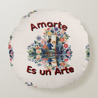 Coussins Ronds Amarte es un Arte