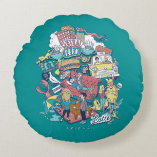 Coussins Ronds AMIS™   Collage de dessin