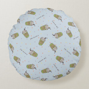 Coussins Ronds AMIS™   Polka Dot Central Perk Motif