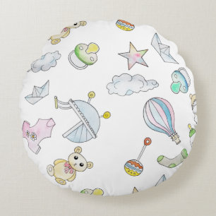Coussins Ronds Amusants trucs pour bébés