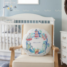 Animaux marins nautiques Bateau et phare