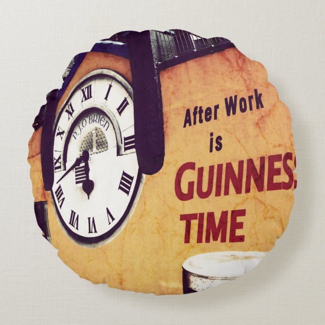 Coussins Ronds Après le travail (Devant)