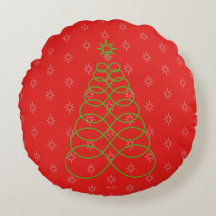 Arbre de Noël d'amour infini - Rouge, Vert, Argent