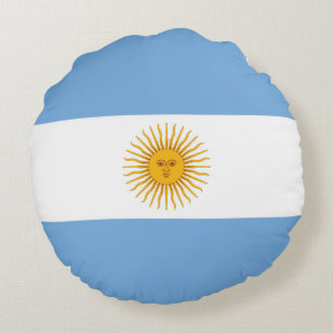 Coussins Ronds Argentina flag
