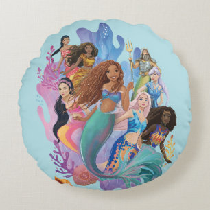 Coussins Ronds Ariel et sa famille