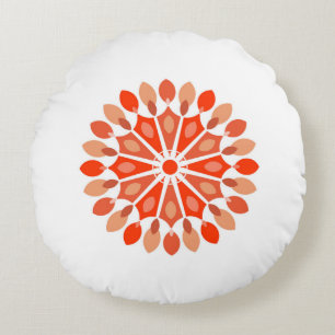 COUSSINS RONDS ART CRÉATIF DE FLEUR POUR VOTRE AMANT
