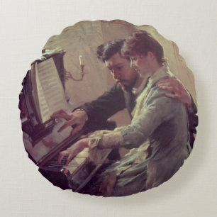 Coussins Ronds Au piano