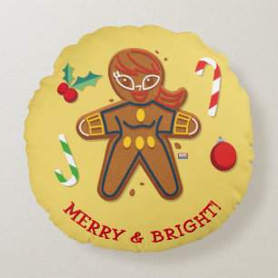 Coussins Ronds Avengers Saisonniers   Cookie Black Widow