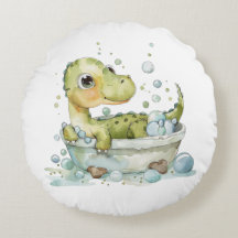 Bain de dinosaure mignon