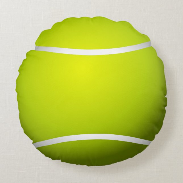 Coussins Ronds balle de tennis cool (Devant)