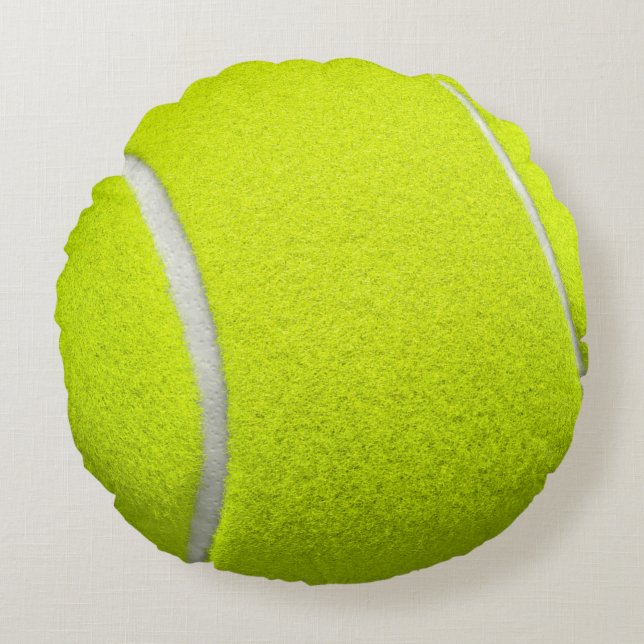 Coussins Ronds Balle de tennis drôle look (Devant)