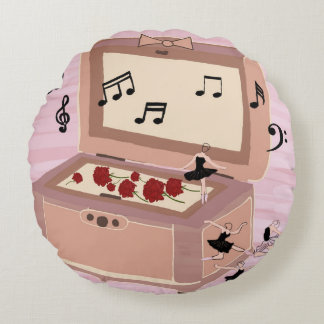 Coussins Ronds Ballerina Symphony in a Box - Ballerina Art