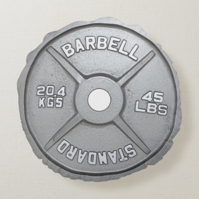 Coussins Ronds Barbell Plate - Salle De Sport (Dos)