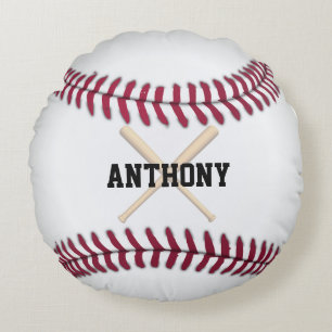 Coussins Ronds Baseball personnalisé