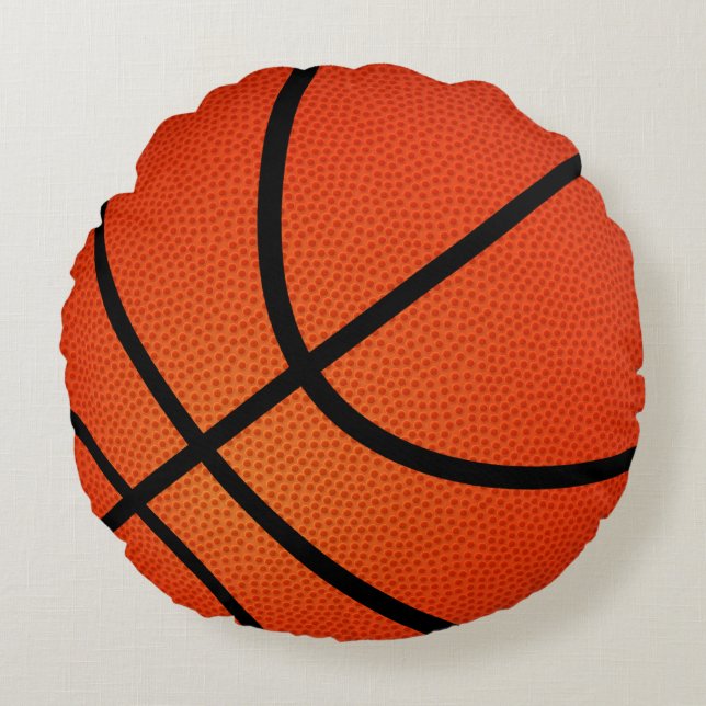 Coussins Ronds Basket-ball Sports Fun (Devant)