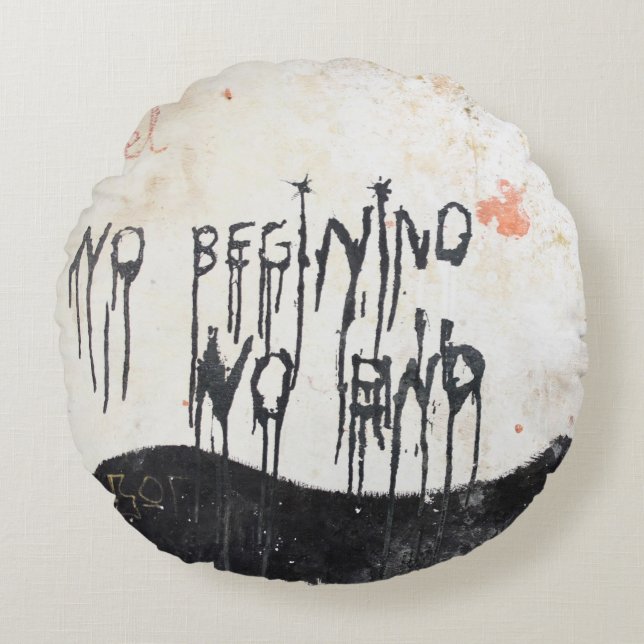 Coussins Ronds Beatles ashram (Devant)