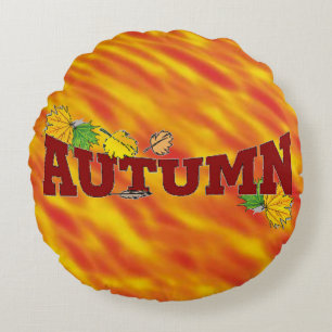 Coussins Ronds Beauté d'automne -