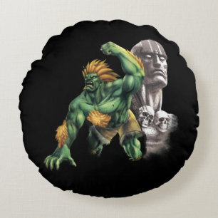 Coussins Ronds Blanka contre Dhalsim