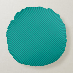 Coussins Ronds Bleu Turquoise Modèle personnalisable