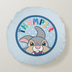 Coussins Ronds Bombei's Thumper Polka Dot Badge
