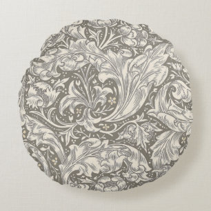 Coussins Ronds Bot floral à fleurs à boutons de William Morris Ba
