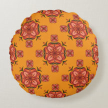 Botanic Bloom Round Pillow