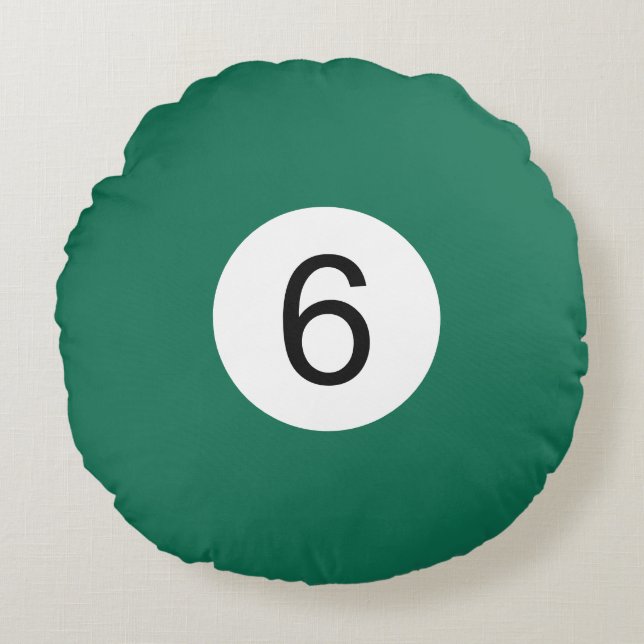 Coussins Ronds Boule de Billard #6 (Devant)
