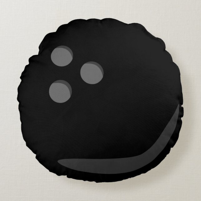 Coussins Ronds Boule de bowling (Devant)