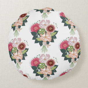 Coussins Ronds Bouquet de fleurs